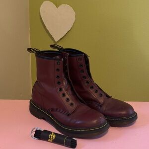Dr. Martens 1460 Cherry Red Leather Boots